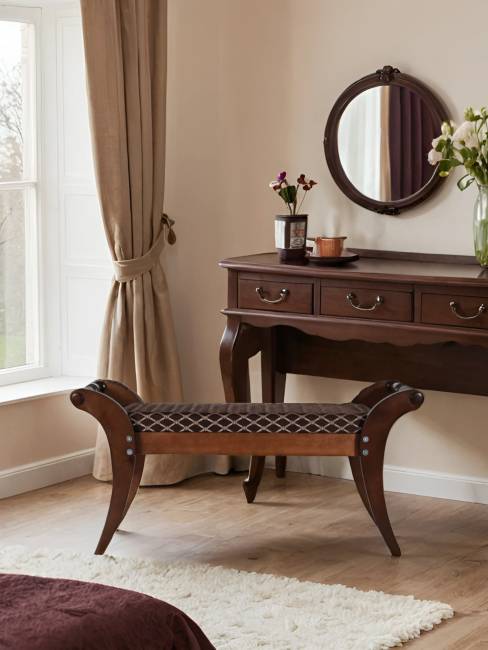 Банкетка Тифани темно-коричневый