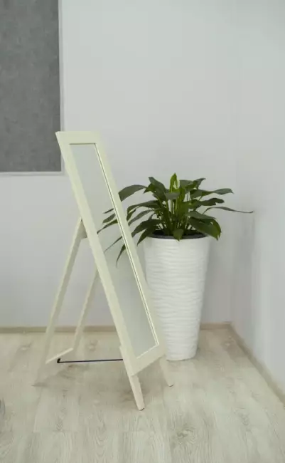 Зеркало напольное BeautyStyle 1 слоновая кость 138 см х 35 см