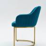 Стул Amely Denim / Gold 2