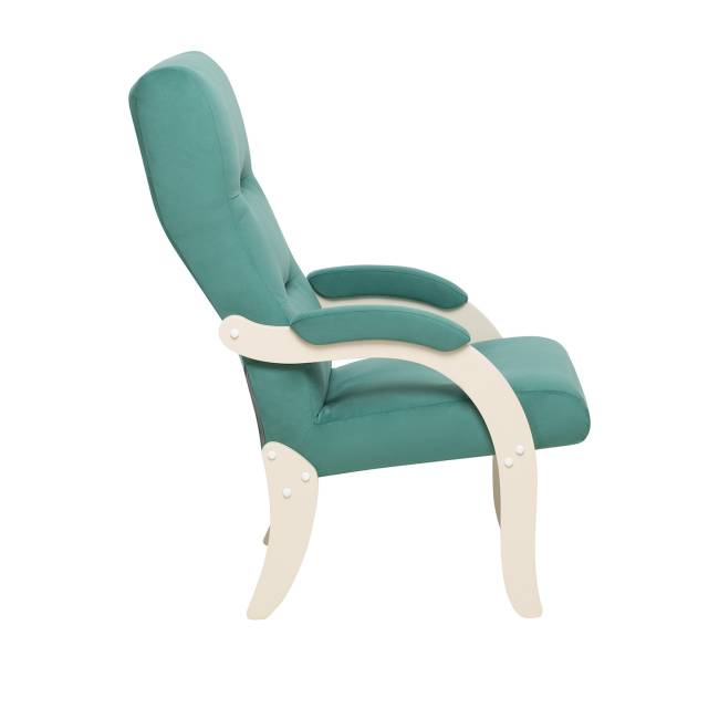 Кресло Leset Дэми Слоновая кость V43 зелёный