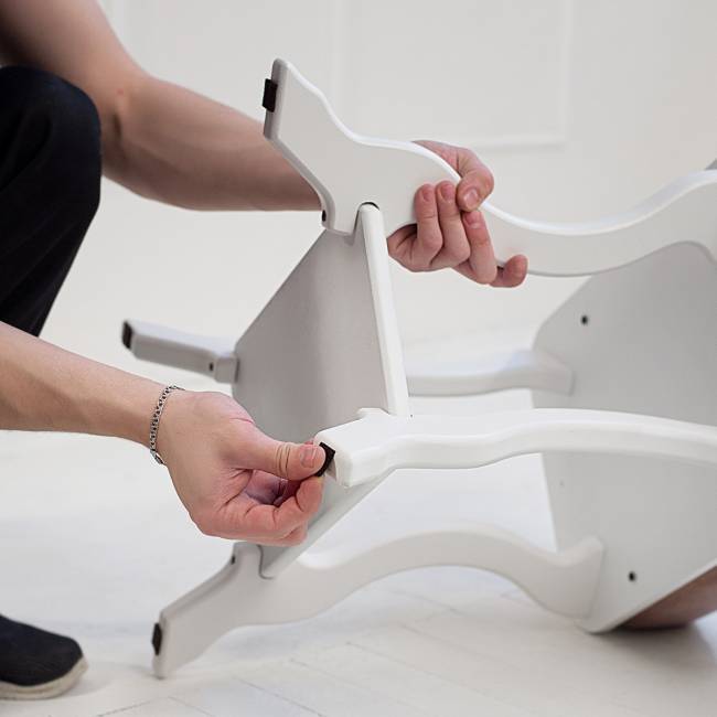 Банкетка Берже 26 белый ясень