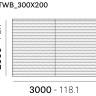 Ковер Twiny черный 3000х2000 мм