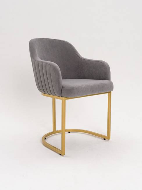 Стул Amely Gray / Gold