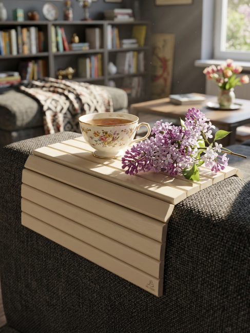 Накладка на диван П 7 слоновая кость