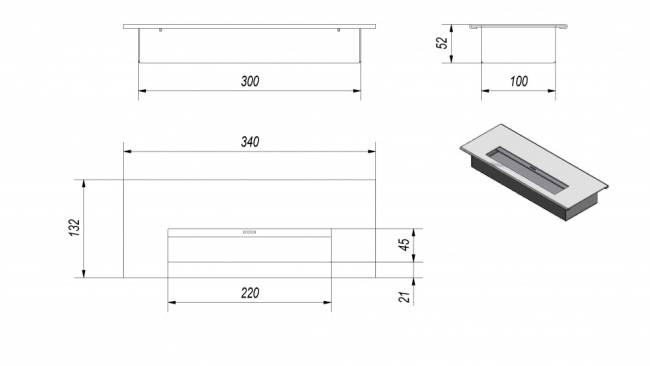 Биокамин QUAT VERTICAL