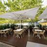Зонт профессиональный телескопический 5х6 м Capri Starwhite белый, слоновая кость 5000х6000 мм