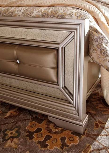 Кровать "Birlanny", серебристый Кровать "Birlanny", серебристый