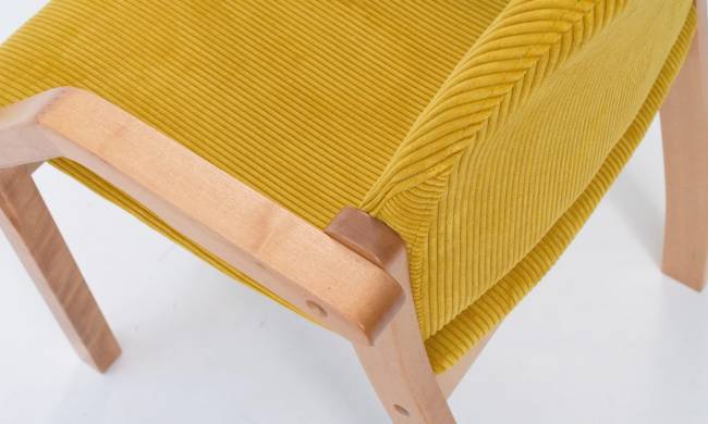 Стул-кресло Джуно 2.0 натур/жёлтый