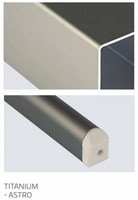 Зонт профессиональный 3х4 м Astro Titanium титан, слоновая кость 3000х4000 мм