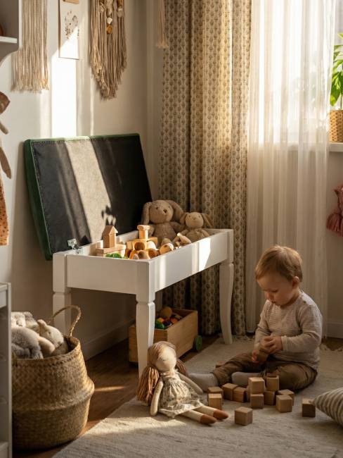 Банкетка Вивальди М с ящиком белый, ткань зеленый