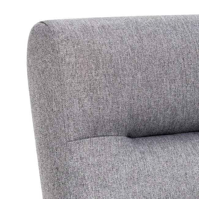 Кресло-качалка Leset Милано Орех текстура Malmo 90 (серый) Кресло-качалка Leset Милано Орех текстура Malmo 90 (серый)