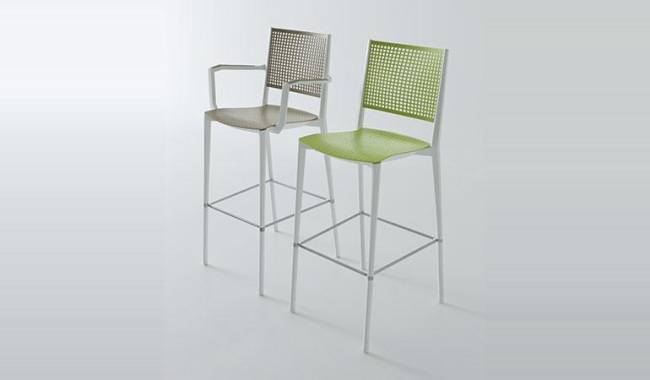 Кресло пластиковое барное Kalipa B 565х520х1160 мм Кресло пластиковое барное Kalipa B 565х520х1160 мм