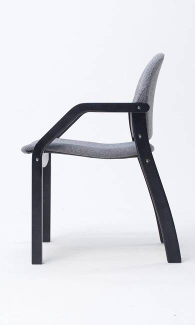 Стул-кресло Джуно 2.0 чёрный/графит