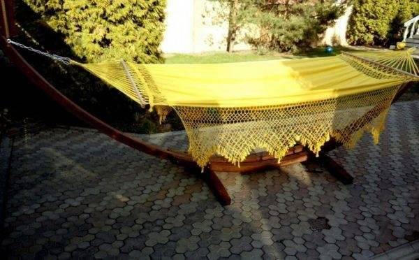 Гамак двухместный TULIP желтый Гамак двухместный TULIP желтый